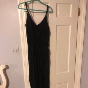 H&M black jumpsuit size 8